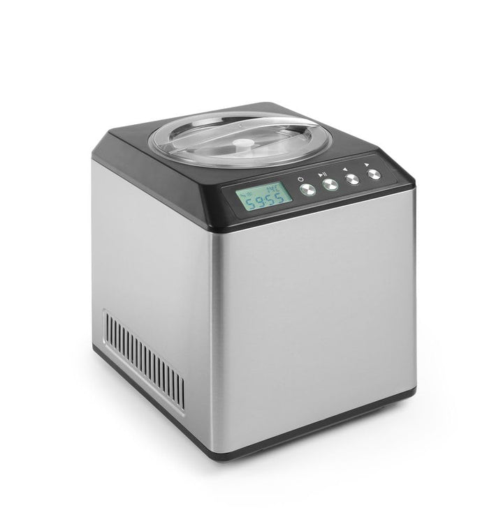 HENDI Eiscreme-Maschine, Eismaschine, Speiseeisbereiter, Eisbehälter 2L, Temperaturbereich: -10°C bi