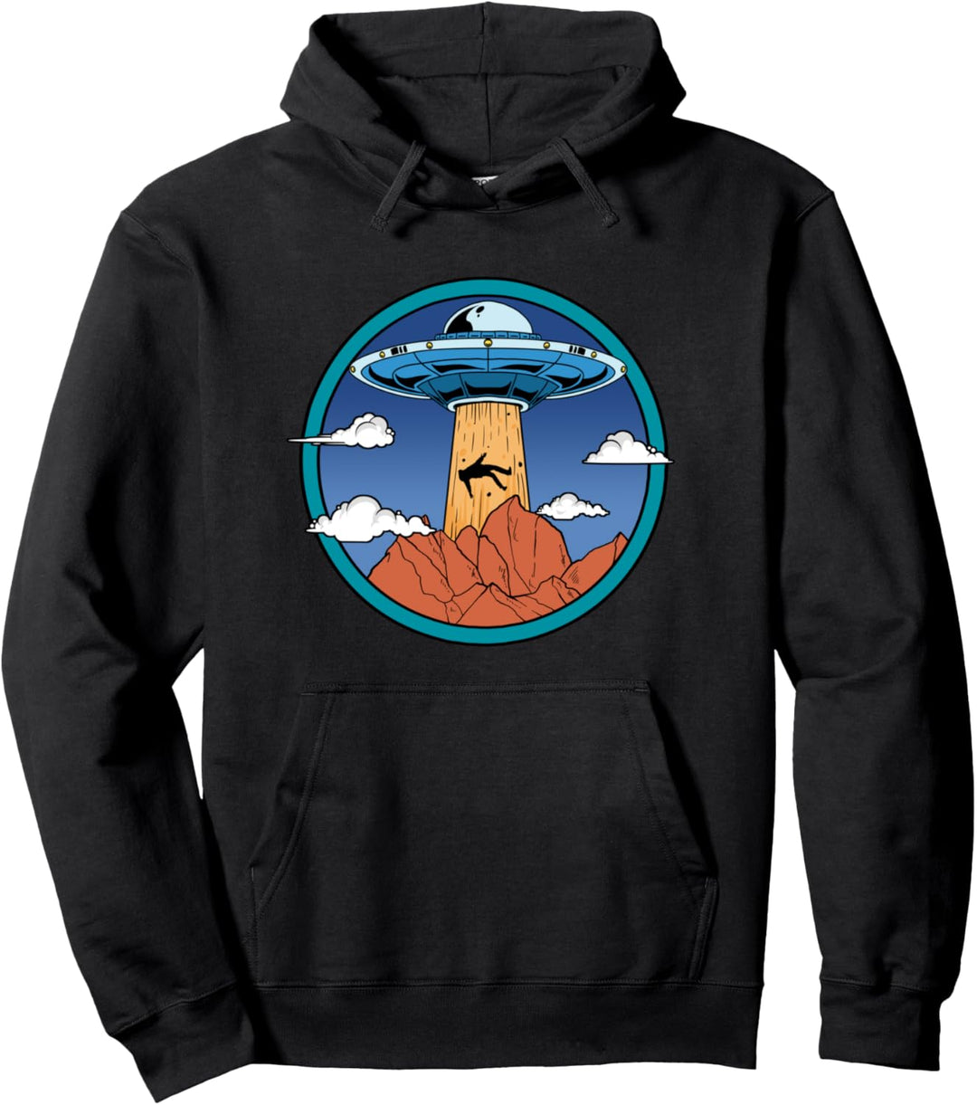 Alien UFO Weltraum Geschenk - Ausserirdischer Pullover Hoodie