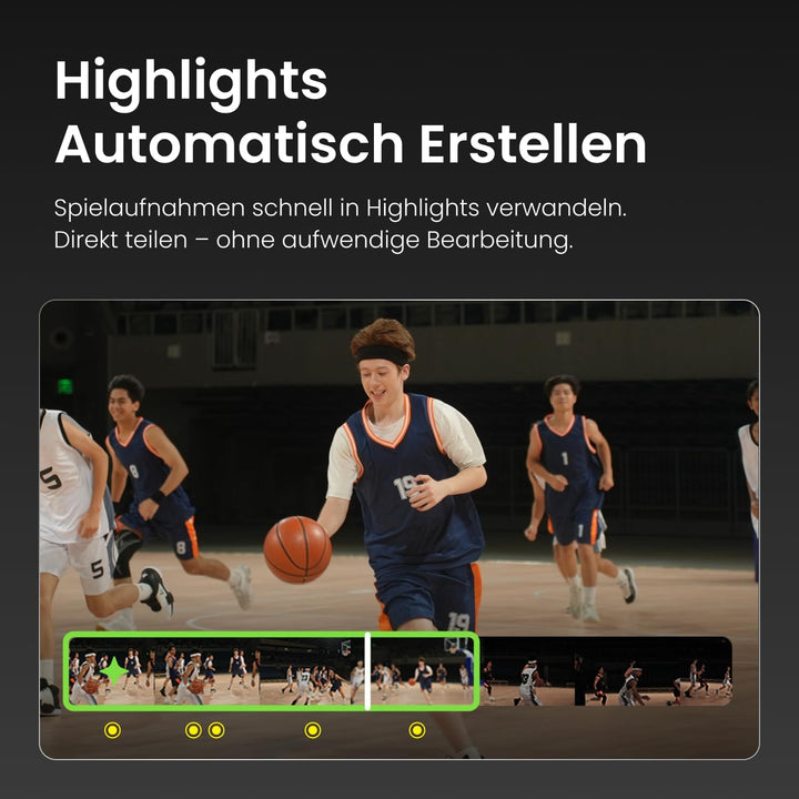 XbotGo Falcon 4K AI Sportkamera, Edge Green