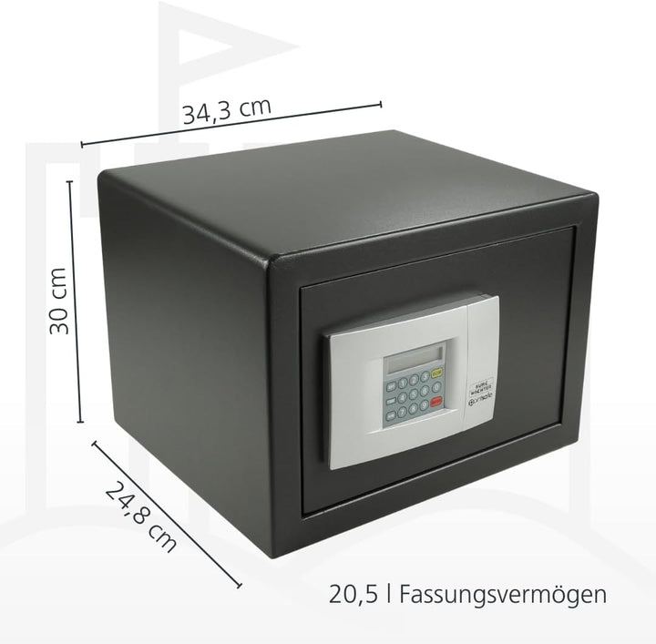 BURG-WÄCHTER Möbeltresor mit elektronischem Zahlenschloss, inkl. Fachboden, Doppelwandige Tür, 20,5