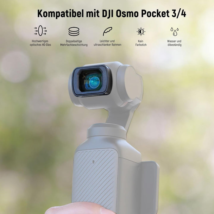 NEEWER Black Diffusion 1/4 Filter für einen filmischen Nebeleffekt mit 108° Weitwinkelobjektiv und D