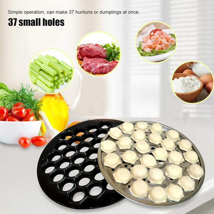 Pelmeni Maker Ravioli Maker Aluminiumlegierung Teigpresse Küchenzubehör für Heimküche Restaurant 37