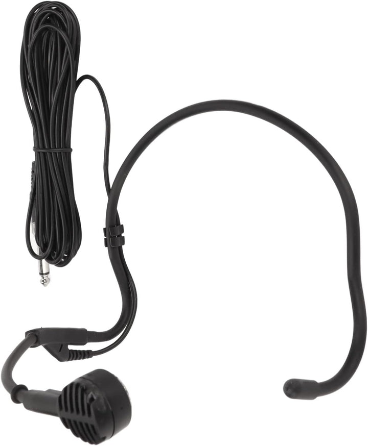 ciciglow Ohrbügelmikrofon, Dynamisches Kabelgebundenes Headset-Mikrofon mit 6,35-mm-Steckeranschluss