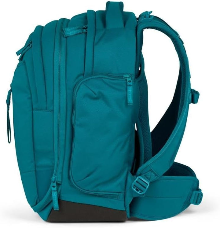 Satch Match Schulrucksack Set 3tlg. inkl. Schlamperbox und Sportbeutel Deep Petrol, Deep Petrol