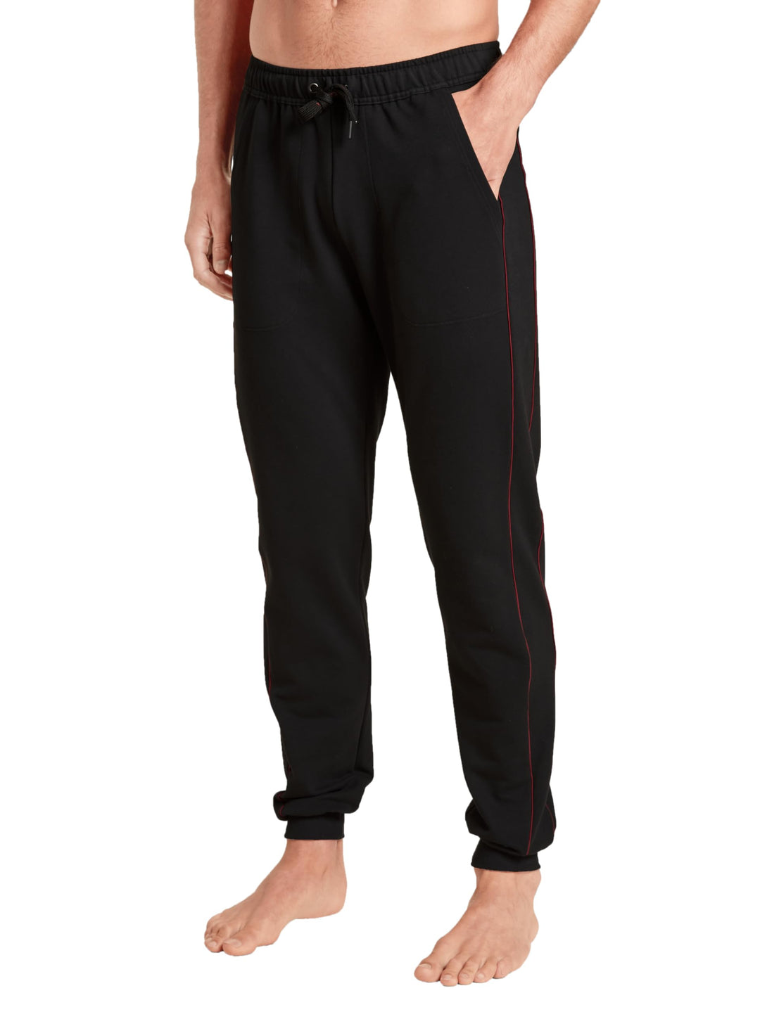 CALIDA Remix Basic Lounge Jogginghose Herren 56 Schwarz, 56 Schwarz