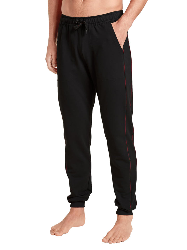 CALIDA Remix Basic Lounge Jogginghose Herren 56 Schwarz, 56 Schwarz