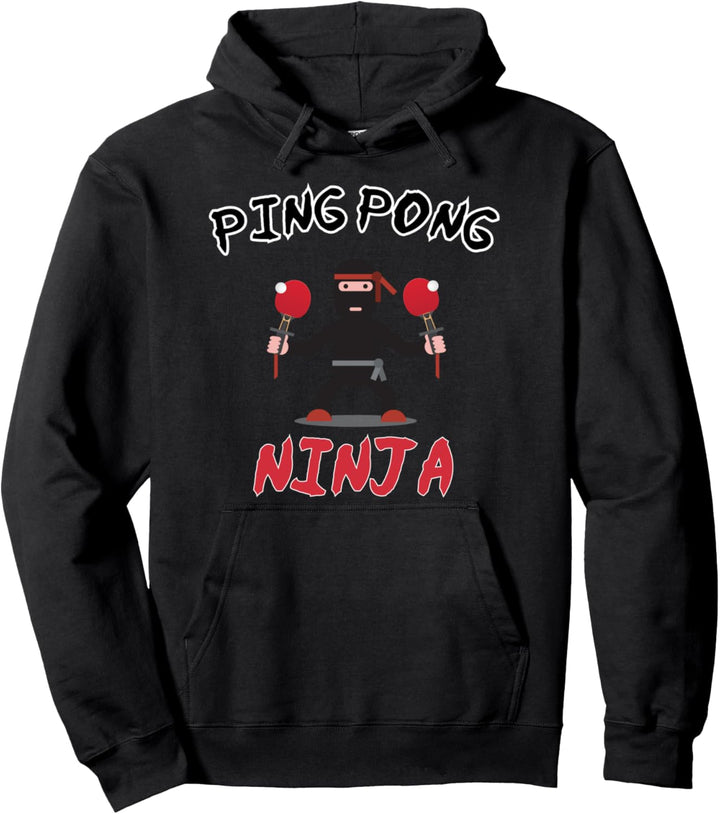 Ninja Fun Tischtennis Ping Pong Tee Kinder Geschenk Pullover Hoodie