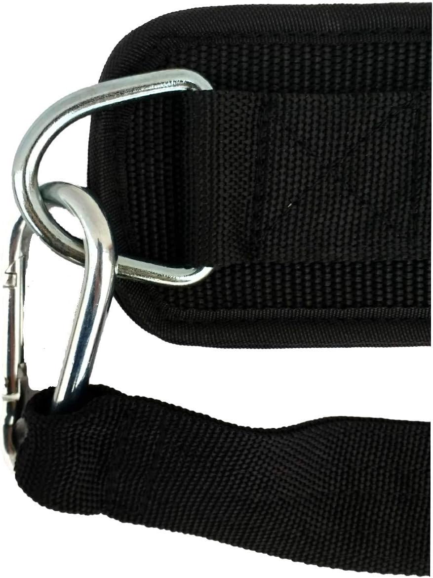 Strength Shop Dip-Gürtel mit Strapazierfähiger Nylonschlaufe und Zwei Ösen