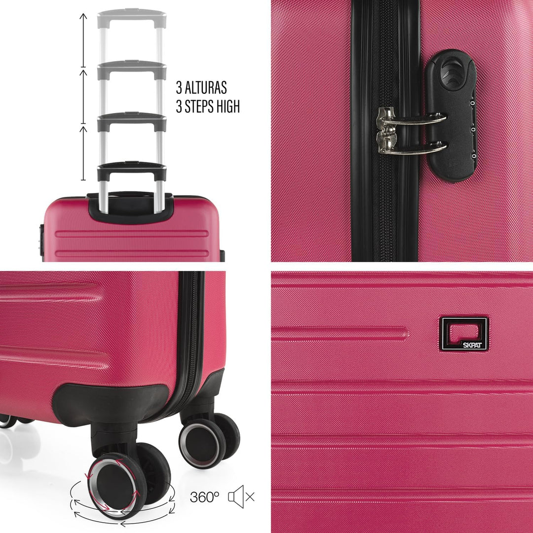 SKPAT - Gepäck-Sets, Reisekoffer, Reisekoffer Set, Kofferset, Hartschalenkoffer, Trolley-Set, Luggag