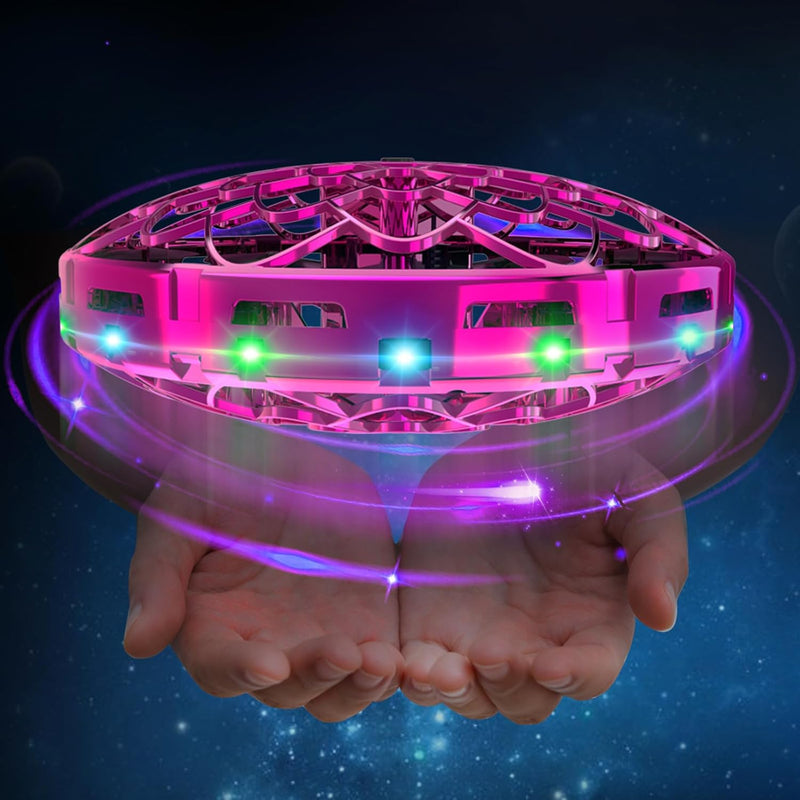 semai Mini UFO Drohne Fliegender Ball, Fliegendes Spielzeug Handgesteuerter 360°Rotierenden Hover Fl