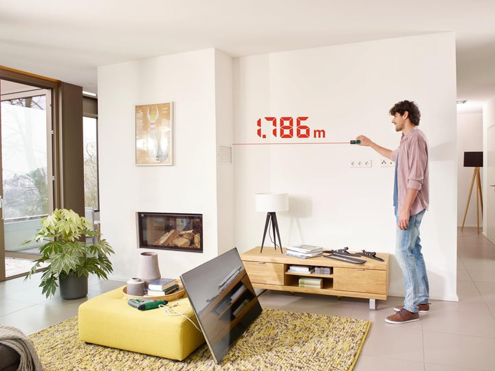 Bosch Laser-Entfernungsmesser EasyDistance 20 (einfache und präzise Messung bis 20 m, Hosentaschenfo