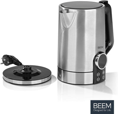 BEEM TEA-SWITCH Wasserkocher mit Temperatureinstellung & 1,7l Volumen | Temperaturwahl 40-100°C & Te