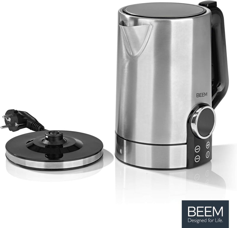 BEEM TEA-SWITCH Wasserkocher mit Temperatureinstellung & 1,7l Volumen | Temperaturwahl 40-100°C & Te