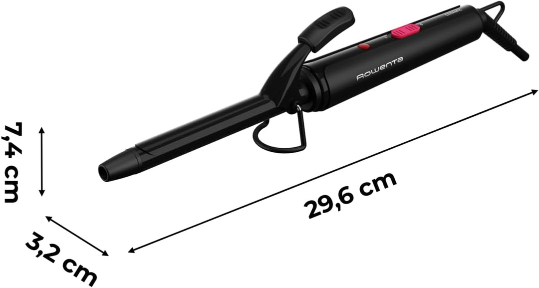 Rowenta CF2119 Lockenstab | 16 mm | feste Locken | Keramikbeschichtung | sanfte Wärme | kühle Spitze