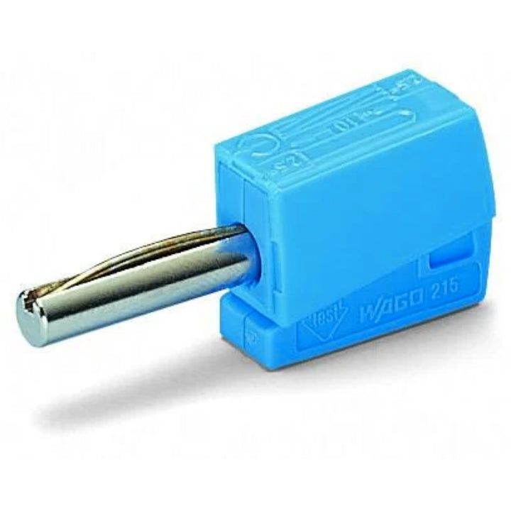 WAGO Bananenstecker 215-711 | für Buchsendurchmesser: 4 mm, Querschnittsbereich: 0,08 - 2,5 mm², 50