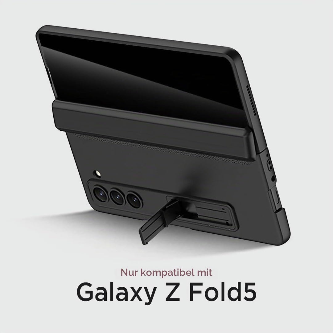 Miimall Kompatibel mit Samsung Galaxy Z Fold 5 Hülle mit Displayschutz Anti-Peeping+Magnetischer Sch