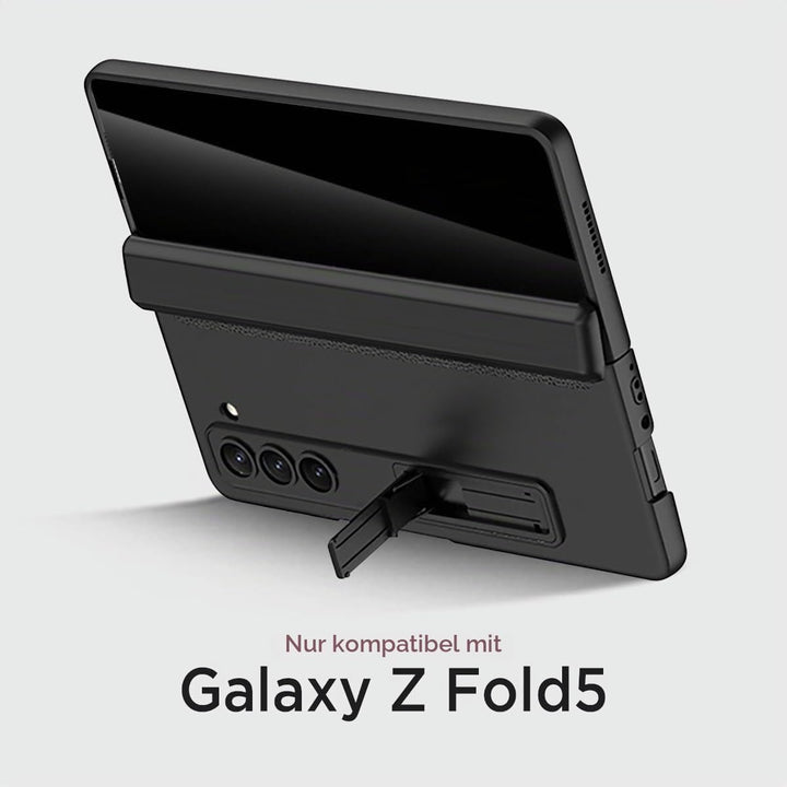 Miimall Kompatibel mit Samsung Galaxy Z Fold 5 Hülle mit Displayschutz Anti-Peeping+Magnetischer Sch