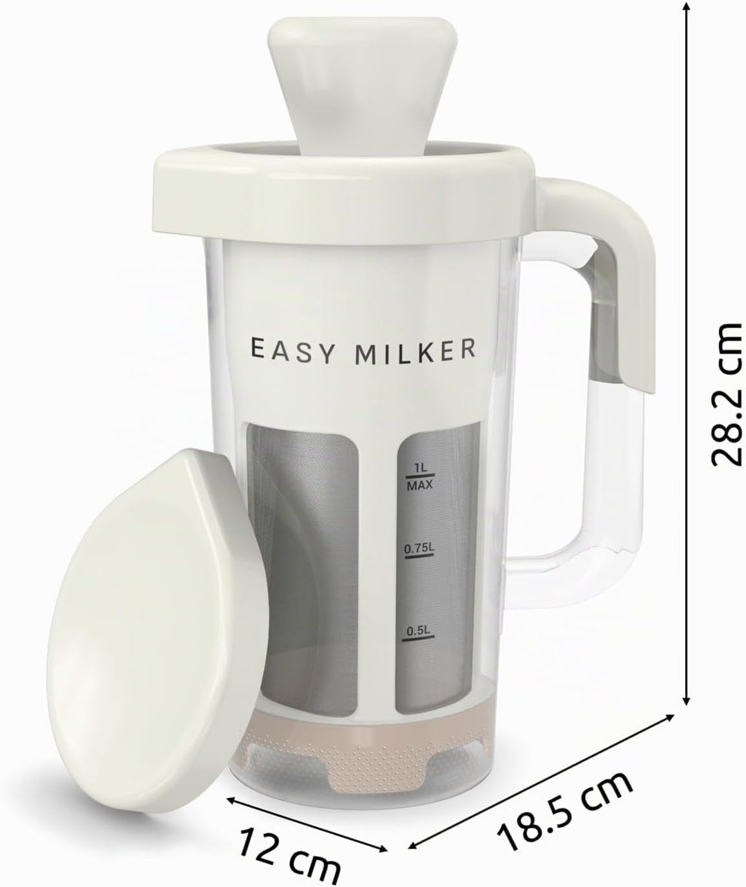 Tefal Easy Milker Pflanzenmilchmaschine, 1 Liter, schnell und einfach, kompatibel mit allen Stabmixe