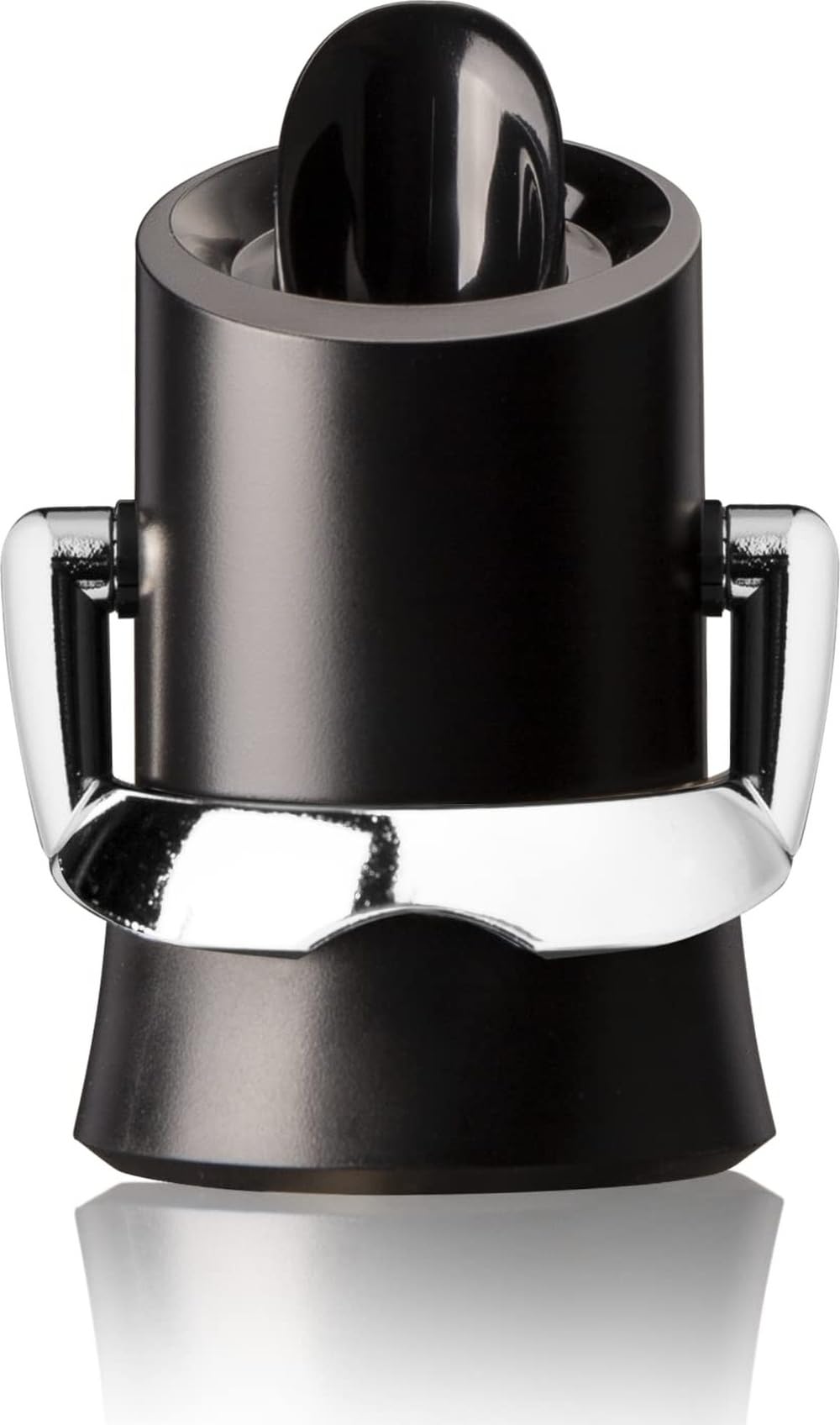 Vacu Vin Champagnerverschluss mit Ausgiesser – 2-in-1 Verschluss und Servierer – Hält Kohlensäure &amp;