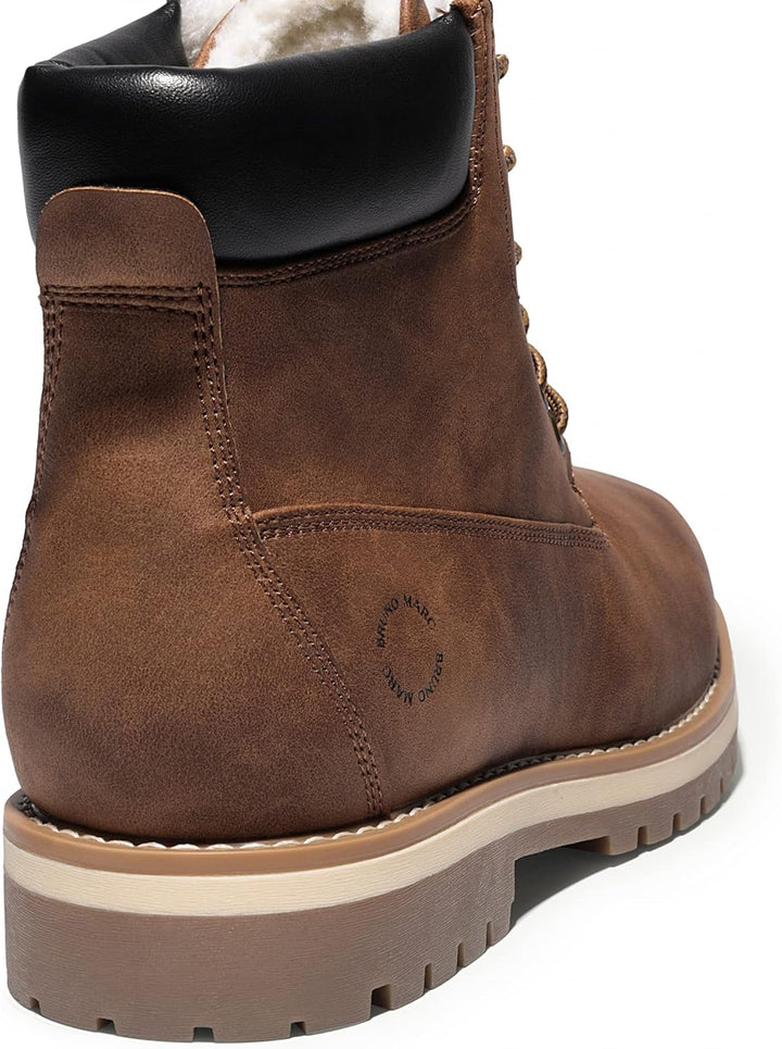 Bruno Marc Winterschuhe Herren Winterstiefel Jungs Warm Gefüttert Schneestiefeletten Kurzschaft Arbe