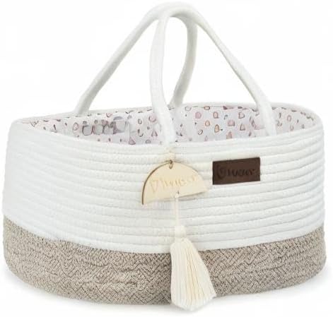 Yunioo Baby Wickel Organizer für Wickelutensilien und Wickeltisch zubehör, Wickeltisch Organizer, Wi