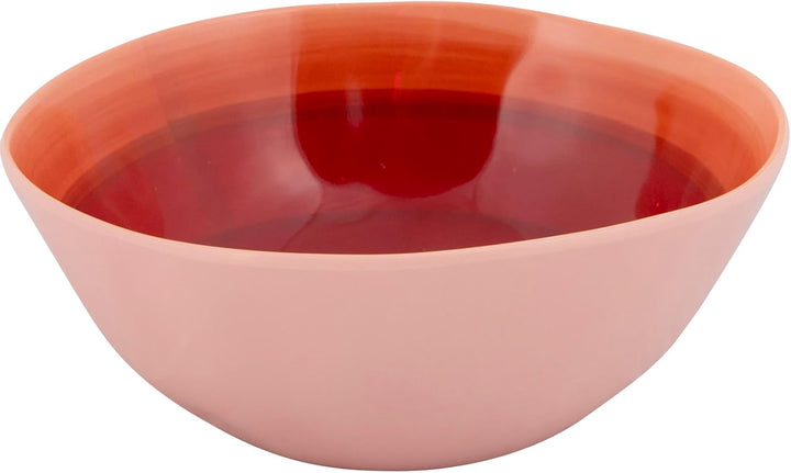 Bo-Camp Melamin Geschirr Set Halo Camping Essgeschirr Reise Picknick Teller Rot, Rot