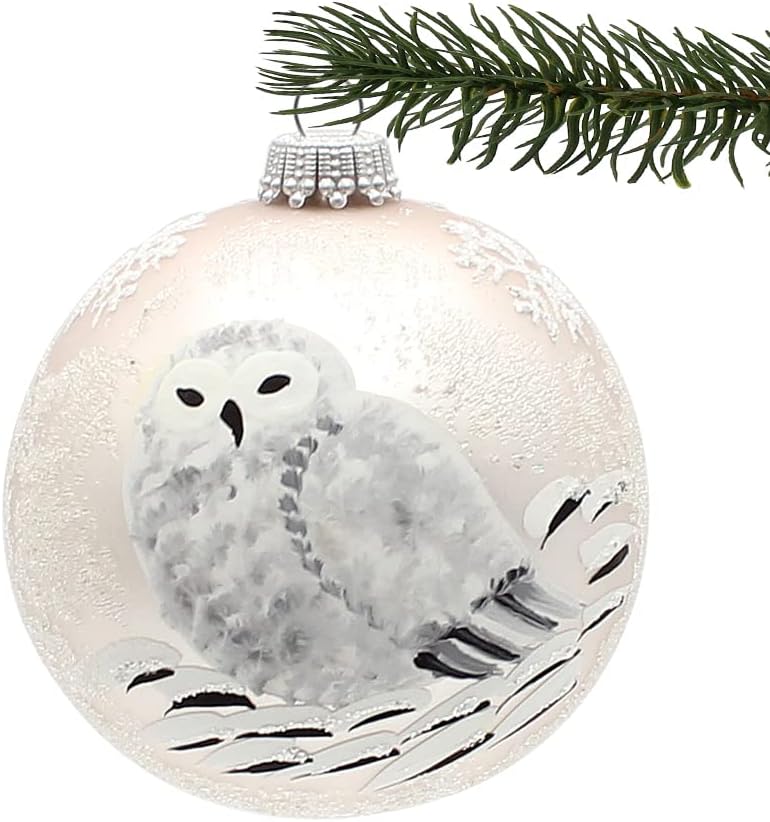 Dekohelden24 Lauschaer Christbaumschmuck - 9er Set Glaskugeln in Bronze, Türkis und Silber, mundgebl