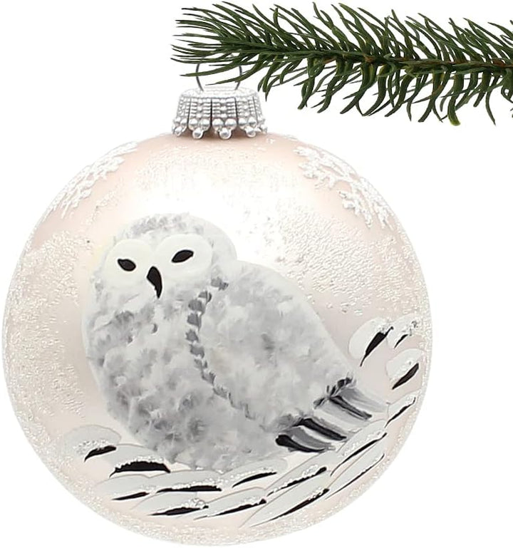 Dekohelden24 Lauschaer Christbaumschmuck - 9er Set Glaskugeln in Bronze, Türkis und Silber, mundgebl