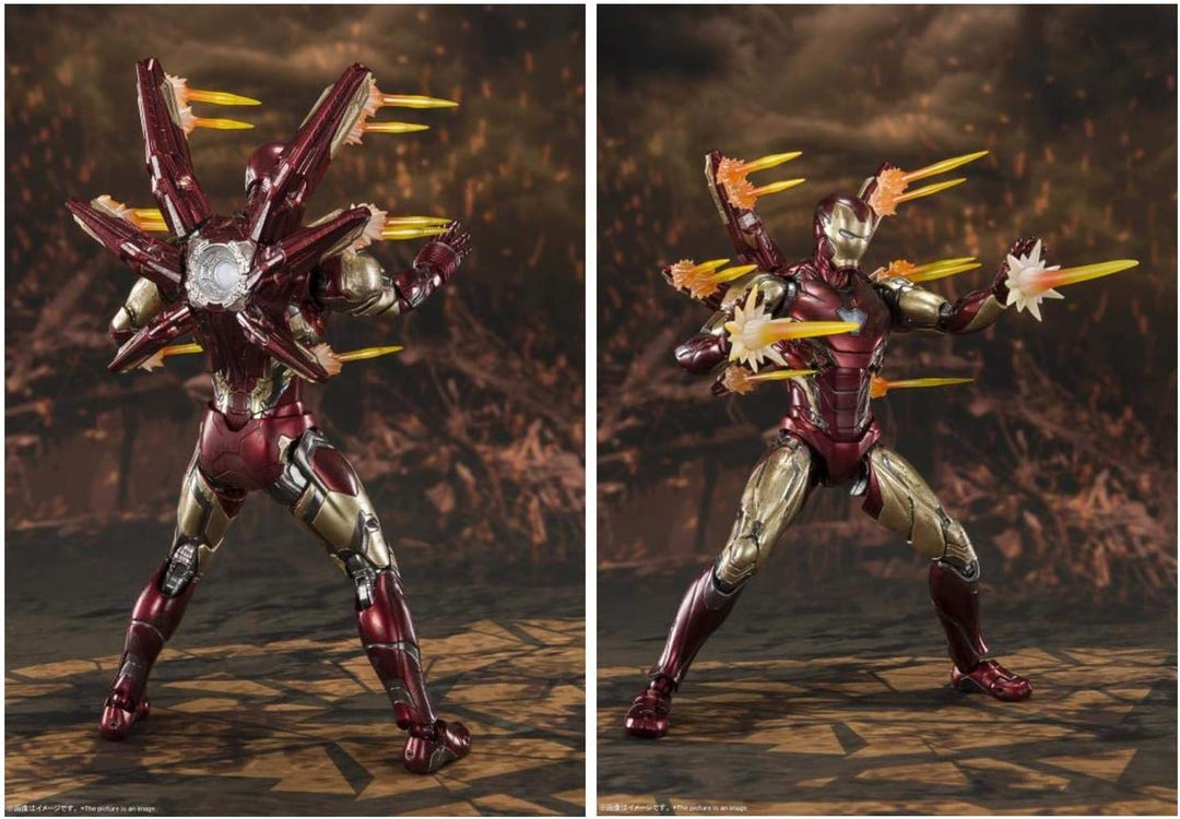 BANDAI S.H. Figuarts Avengers Endgame Iron Man Mark LXXXV Final Battle Edition Mark 85 Tony Stark