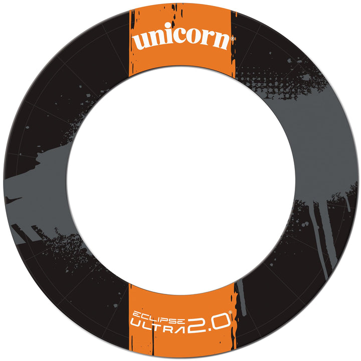 Unicorn Robuste Dartscheiben-Einfassung | Ultra 2.0 | Professionell Slimline | Hochdichter spritzgeg