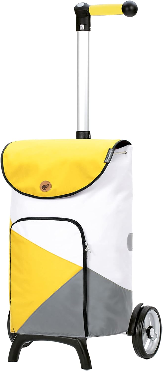 Andersen Shopper Unus Fun Alu mit Rad Ø 17 cm und 47 Liter Tasche Ester gelb, Ester Gelb