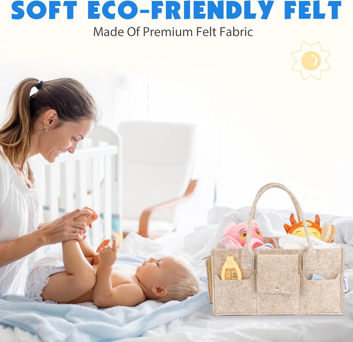 Maliton Baby-Windel-Organizer, Windelhalter, Organizer für Wickeltisch, Kinderzimmer-Aufbewahrungsko