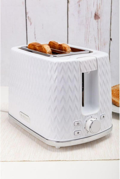 eldom TO265 Nele Toaster | 7 Röststufen | Defrost-Funktion | mit integrierten Brötchenaufsatz | Krüm