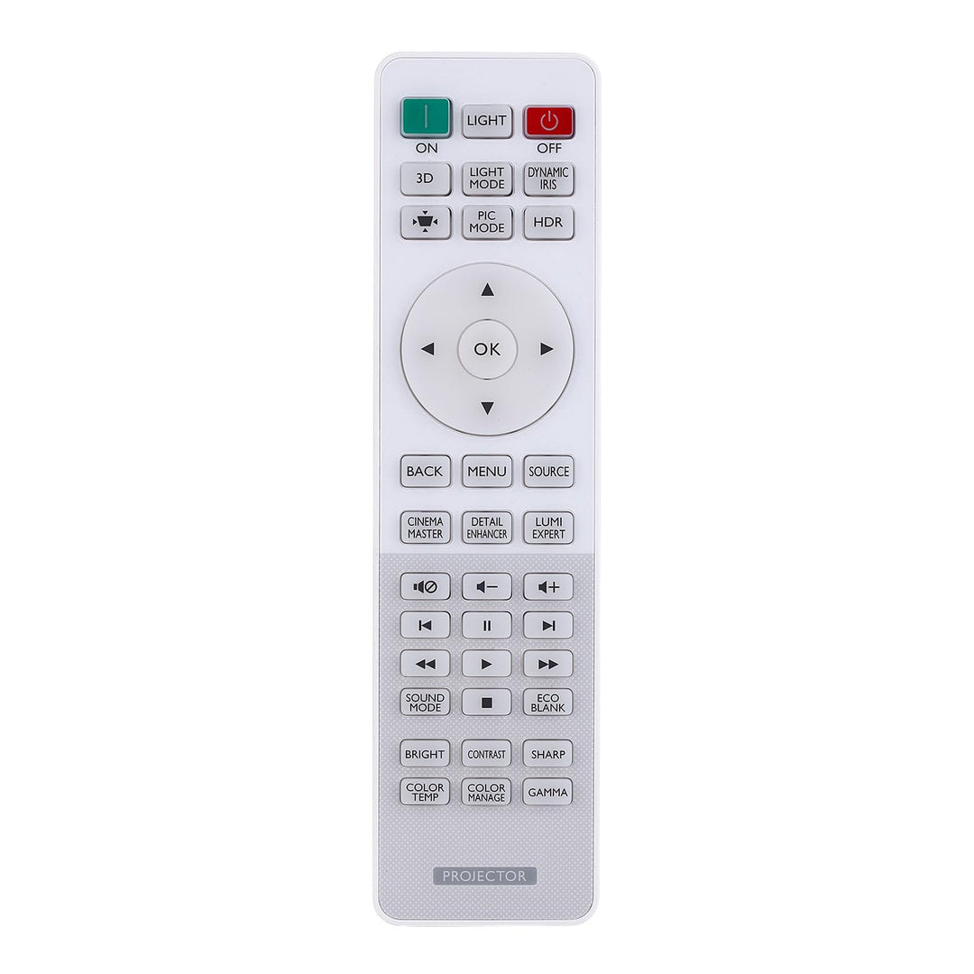 Aimdio RCV012 RCV015 Beamer Fernbedienung für BenQ W1090 TH683 W1070+ W2000 W2000+ W1110 HT1075 HT10