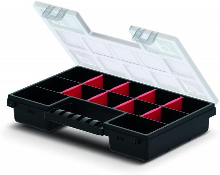 rg-vertrieb 5X Sortimentskasten Werkzeugkiste Organizer Set 5 Stück Sortierbox NORS Kleinteilemagazi