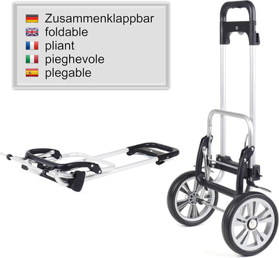 ANDERSEN Einkaufstrolley - Alu Star Shopper Tamo anthrazit 51 L Reflektor,Thermo, Aluminium, höhenve