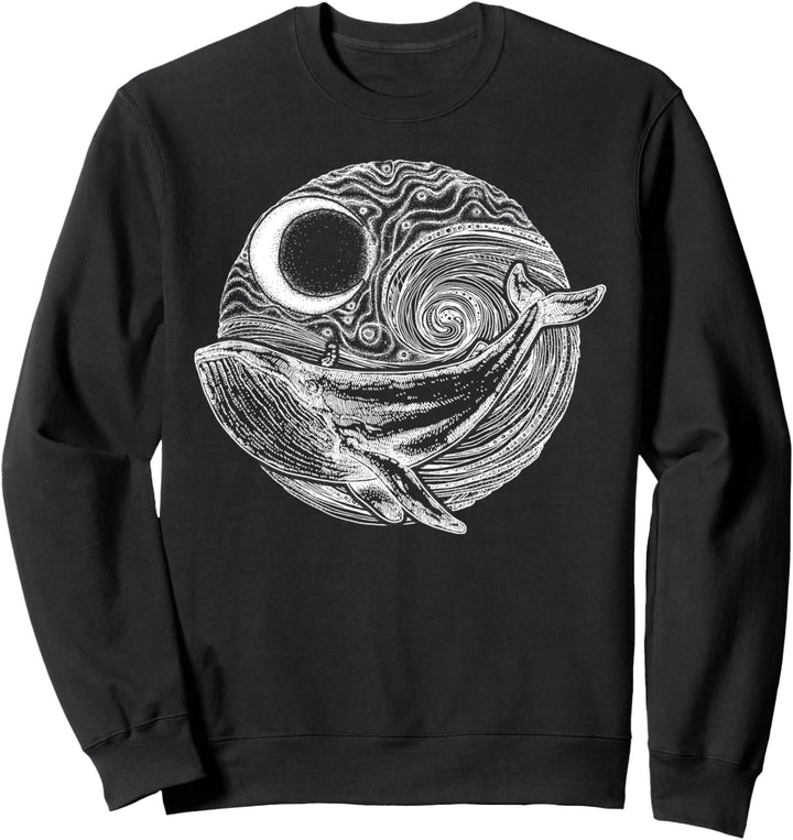 Whale swims in the Ocean, Animal t-shirt for Whale lovers Sweatshirt