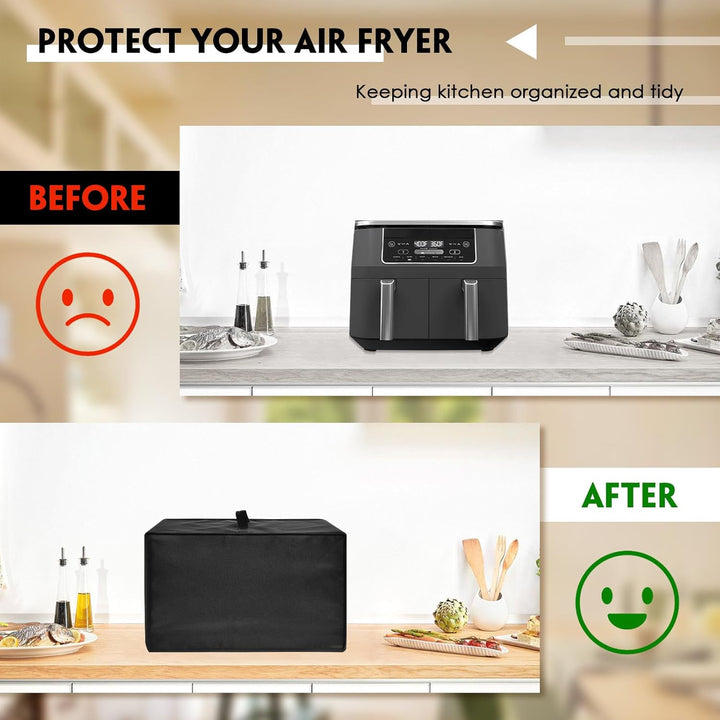 Hitzebeständige, Wasserdichte, Staubdichte Abdeckung für Ninja Foodi MAX Dual Zone Air Fryer AF400EU