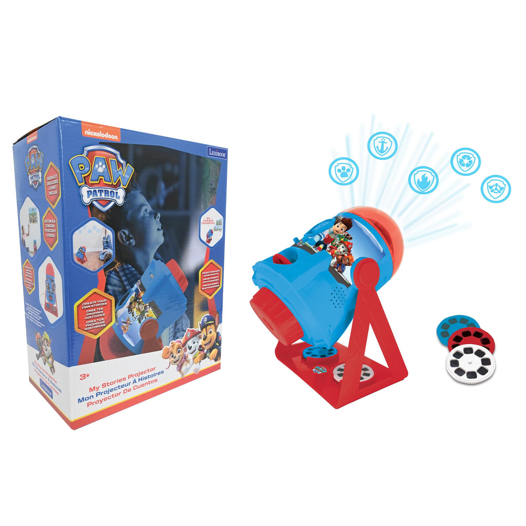 Lexibook LTC100PA Paw Patrol – Meine GESCHICHTEN ERSTRAHLEN – Geschichtenprojektor mit Sounds, Timer
