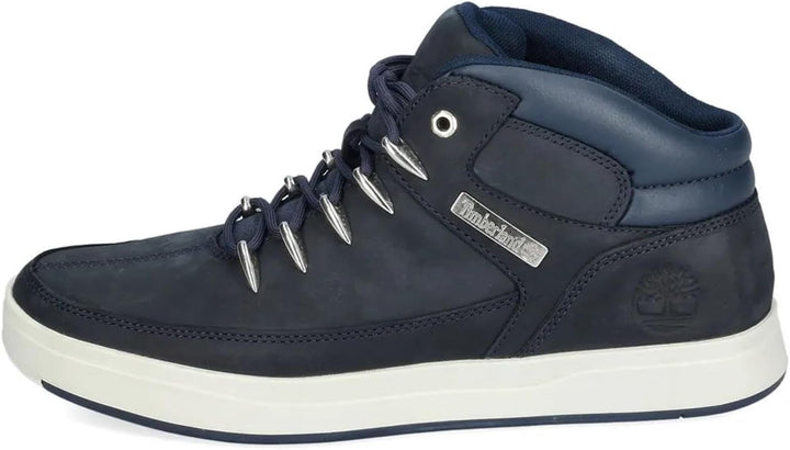 Timberland Herren Davis Square Hiker Stiefel 40 EU Blau Nubuck, 40 EU Blau Nubuck
