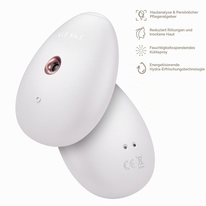 GESKE | SmartAppGuided™ Facial Hydration Refresher | 4 in 1 | Wasserzerstäuber | Gesichtsdampfer | W