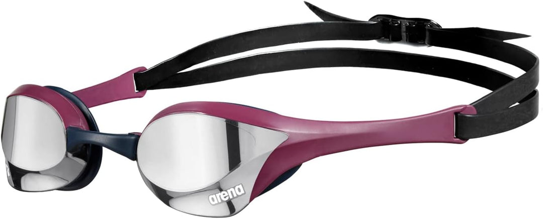 Arena Cobra Schwimmbrillen Silver-Red_Wine Einheitsgrösse