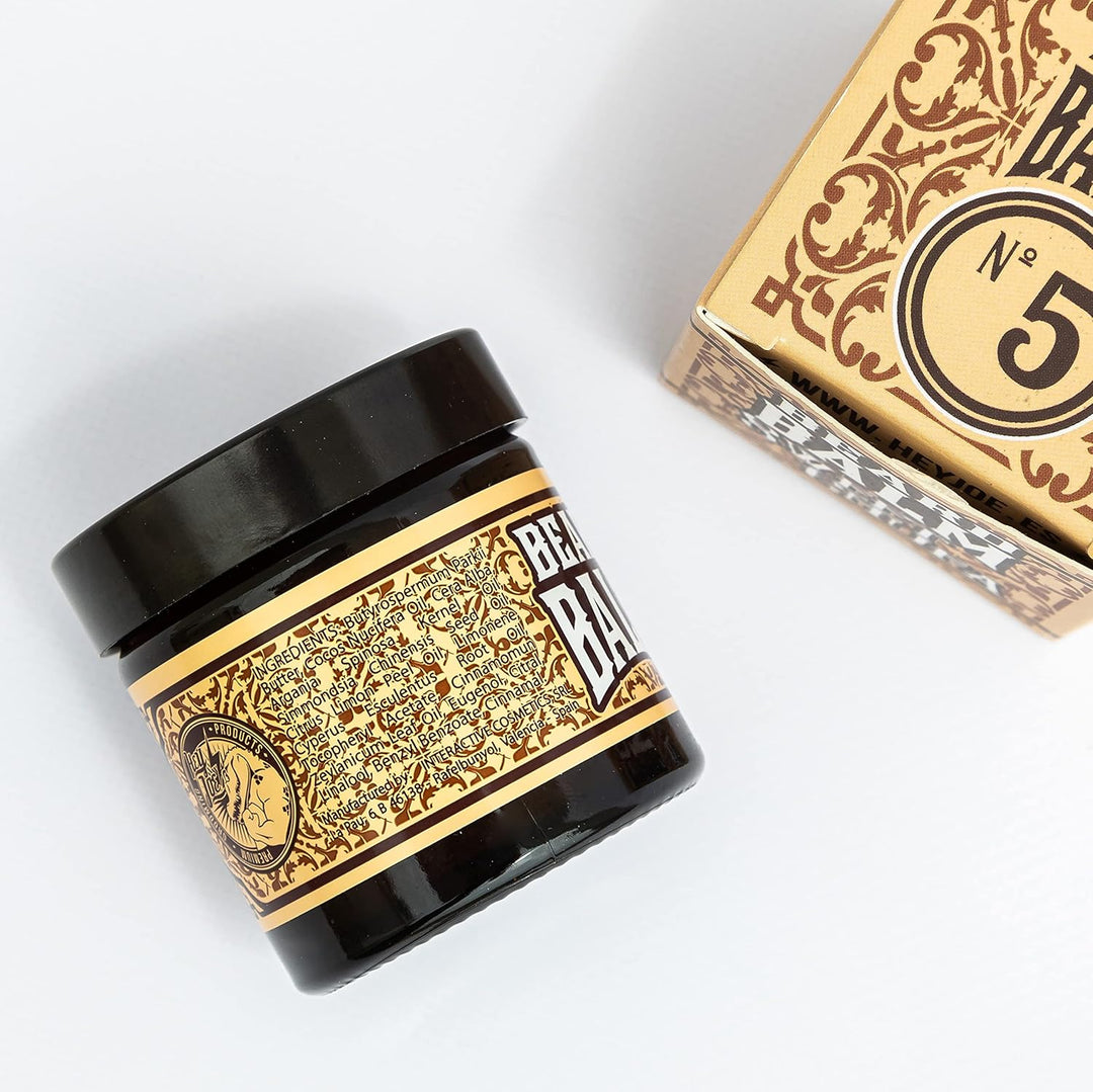 HEY JOE! Beard Balm N° 5 Sweet Chufa | Feuchtigkeitsspendender Bartbalsam Männer mit Zitronen- und Z