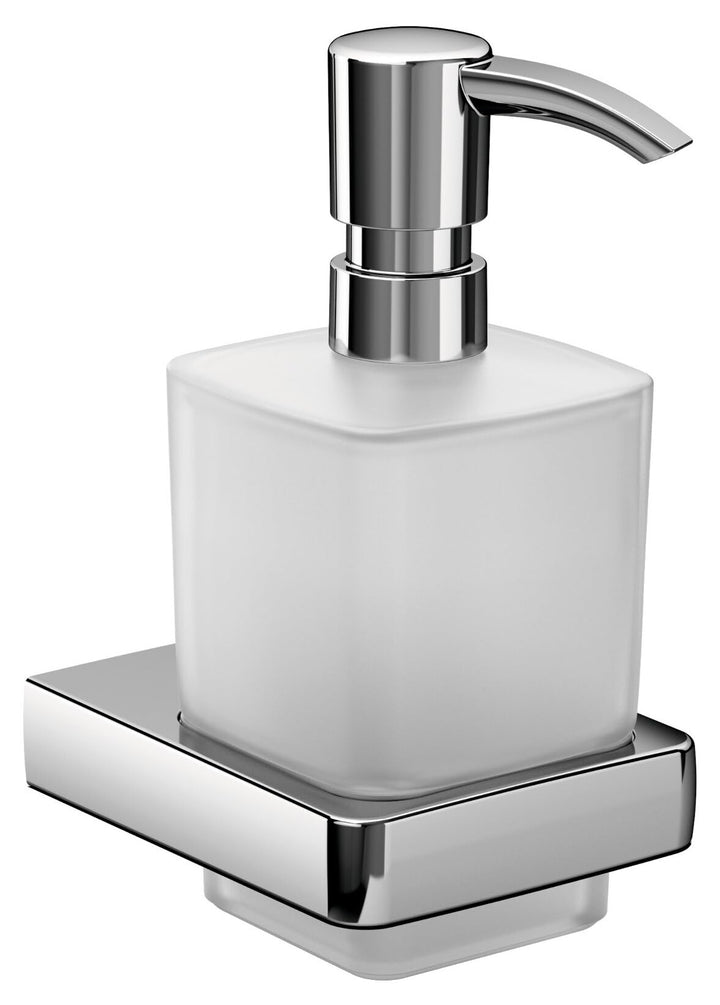 EMCO Trend Seifenspender für Flüssigseifen, Glas satiniert, Inhalt 155ml, Badaccessoires, Wandmontag