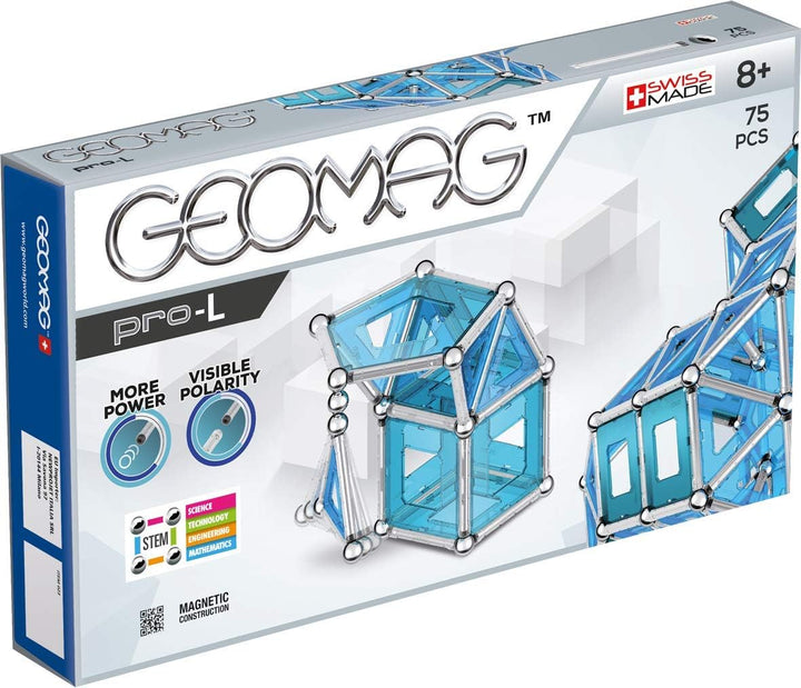 Geomag 23' PRO-L Building Set, Mixed, 75 Pieces 75 Stück, 75 Stück