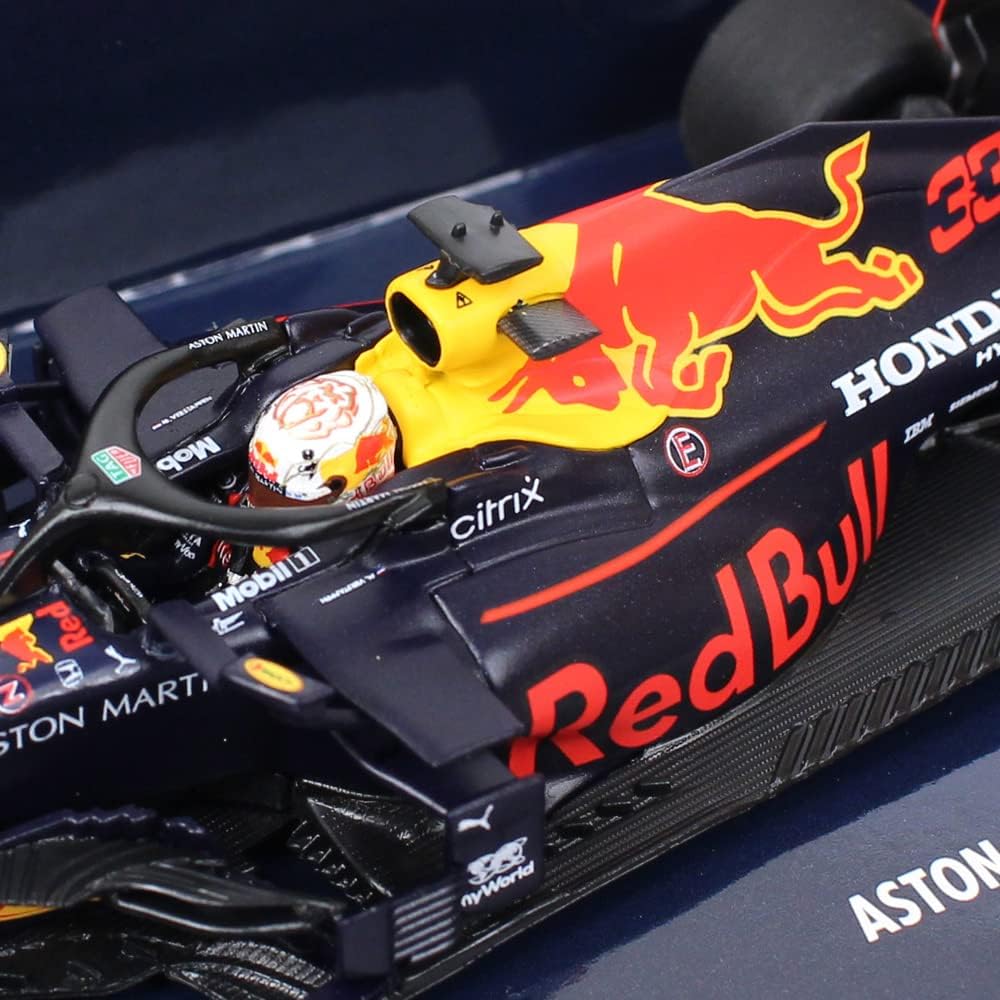 Minichamps 410201733 1:43 Aston Martin Red Bull Racing RB16-Max Verstappen-Winner Abu Dhabi GP 2020