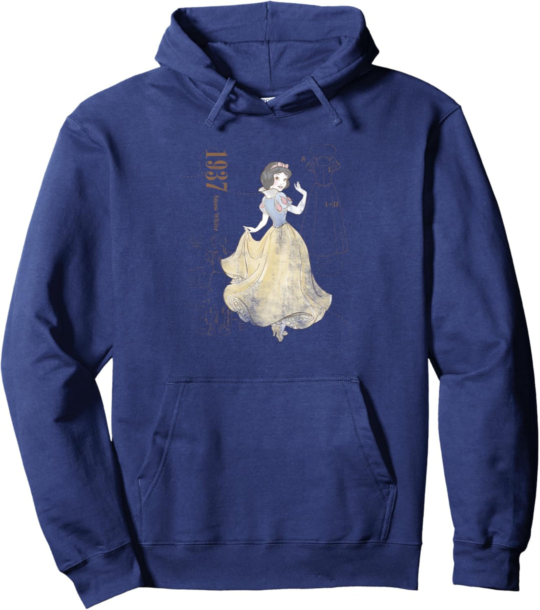 Disney Snow White 1937 Fashion Sketch Pullover Hoodie