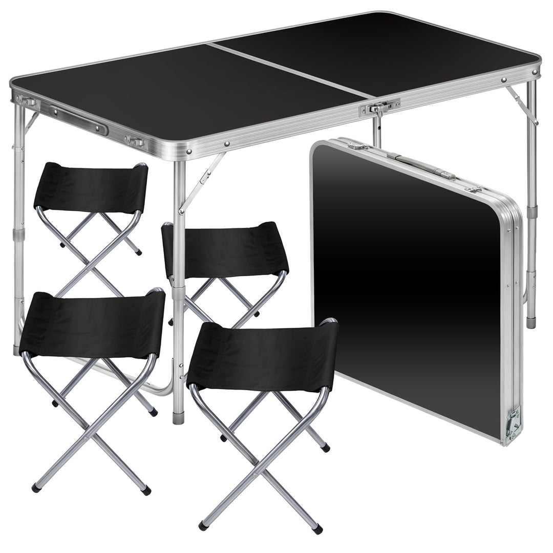 GOODS+GADGETS Klappbarer Multifunktionstisch Mehrzwecktisch Campingtisch Camping-Set Klapptisch Mark