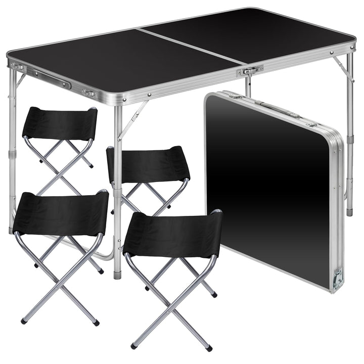 GOODS+GADGETS Klappbarer Multifunktionstisch Mehrzwecktisch Campingtisch Camping-Set Klapptisch Mark
