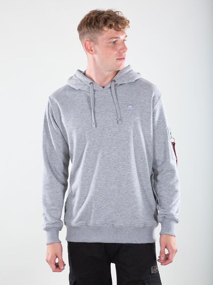 ALPHA INDUSTRIES Herren X-fit Hoody Kapuzenpullover S Grey Heather, S Grey Heather